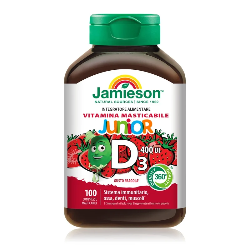 Vitamina D3 Masticabile Junior 400 UI 100 cpr