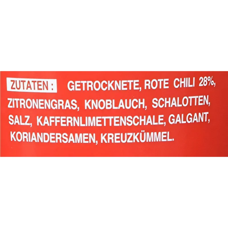 Cock Rote Thai Currypaste 400g