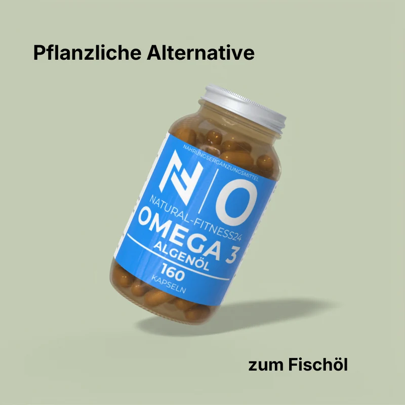 Vegane Omega 3 Kapseln mit Algenöl - 160 Kapseln