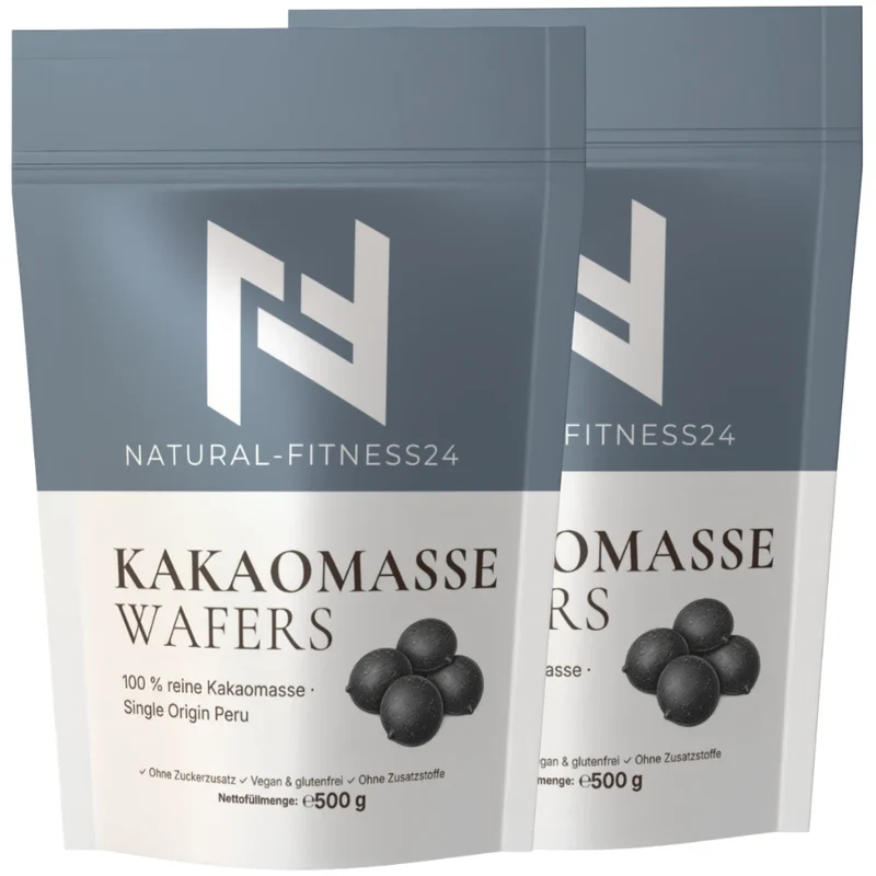 Kakaomasse Wafers 500g – Single Origin Peru für Trinkschokolade & Schokolade – vegan