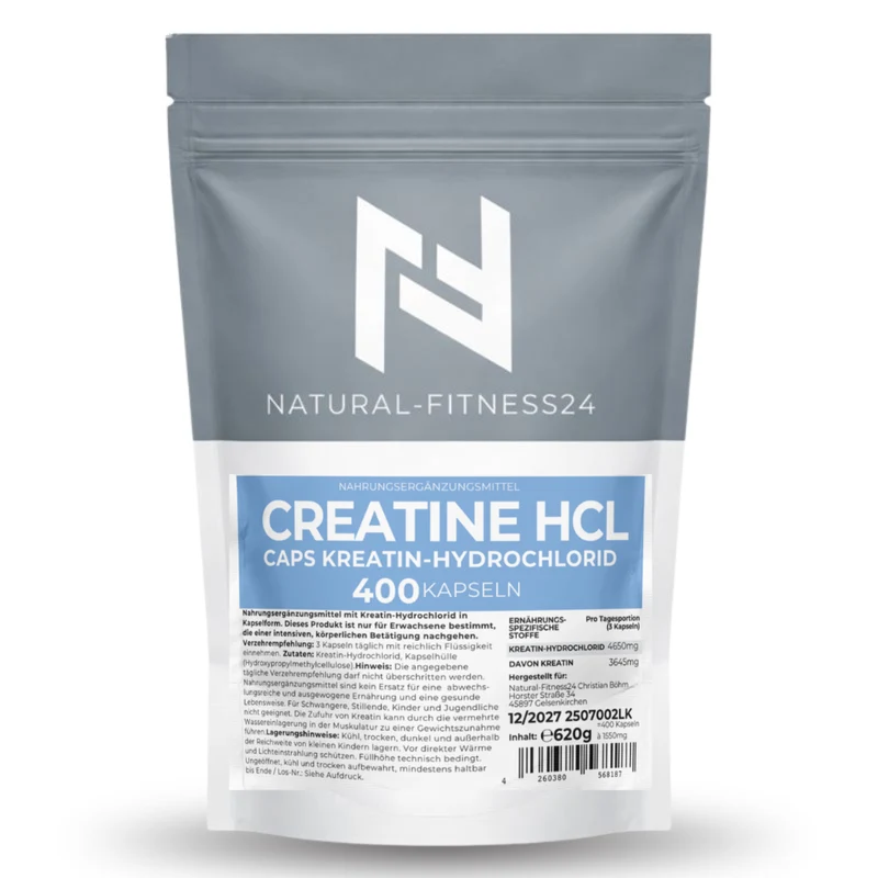 Creatine HCL Caps 400 Kapseln