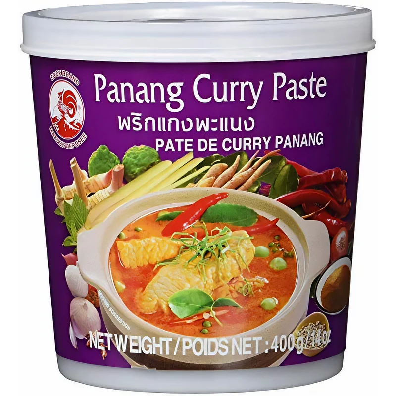 Cock Brand - Probierset Currypasten - 5er Pack (5 x 400g) - 5 Sorten, je 1 Dose