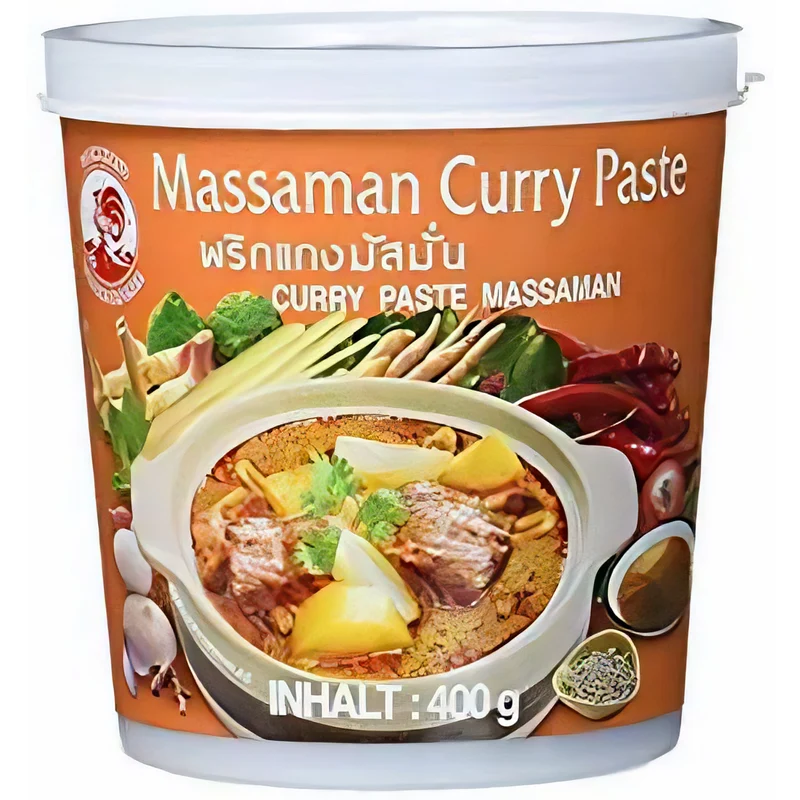 Cock Brand - Probierset Currypasten - 5er Pack (5 x 400g) - 5 Sorten, je 1 Dose