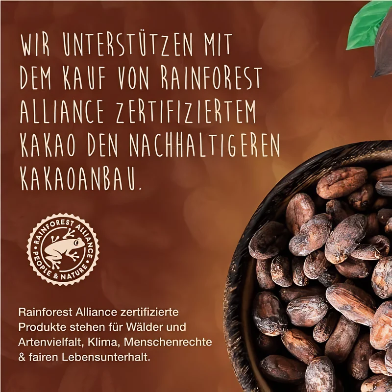 Caotina Noir dunkle Trinkschokolade - Kakao-Pulver 45% Kakaoanteil und dunkler Schweizer Schokolade - 500g