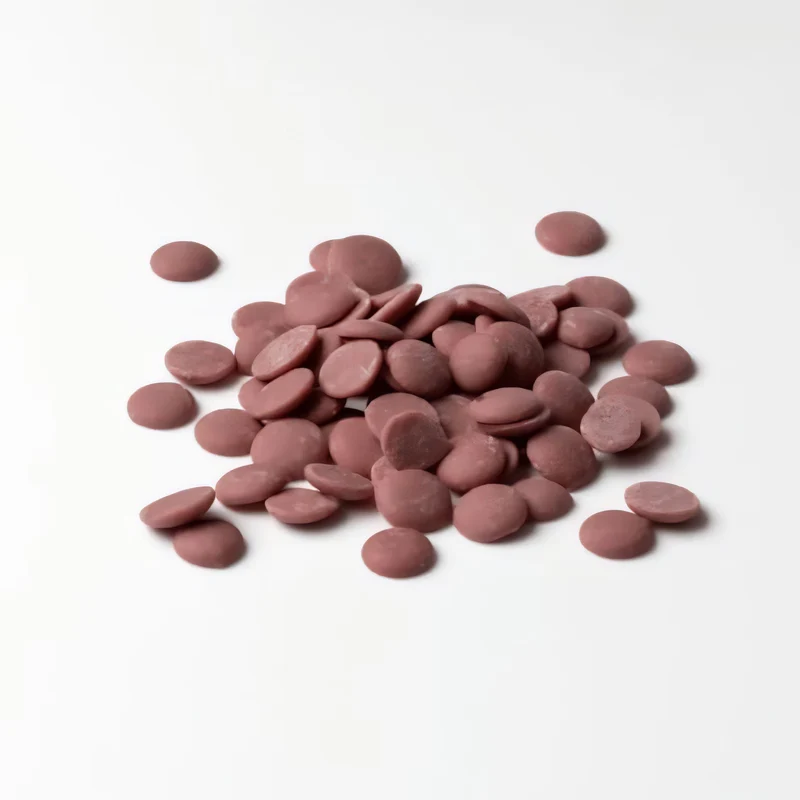 Callebaut Ruby RB2-Kuvertüre Callets, Ruby Schokolade 32.8% Kakao, Finest Belgian Chocolate - 400g
