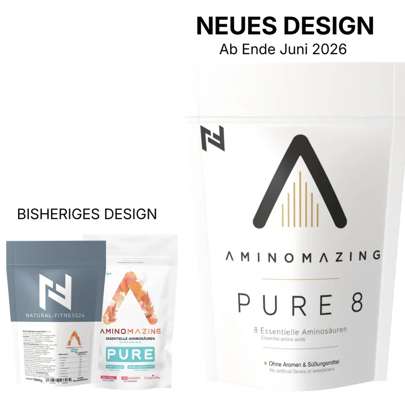 Aminomazing PURE EAA Pulver – 1Kg | Neutrale EAAs - essentielle Aminosäuren