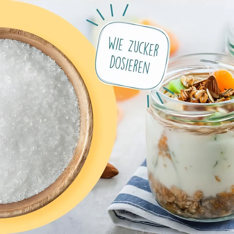 BORCHERS Schugga, Kristalline Streusüße - Erythrit-Sucralose Mischung 300g