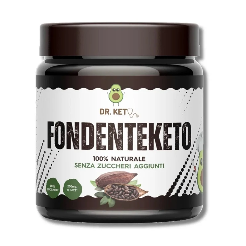 Crema al cioccolato fondente Fondenteketo 250g