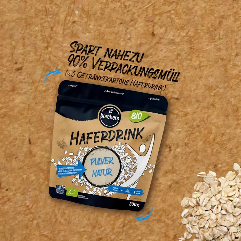 BORCHERS Bio Haferdrink Pulver 300g - Haferdrink zum Selbermischen
