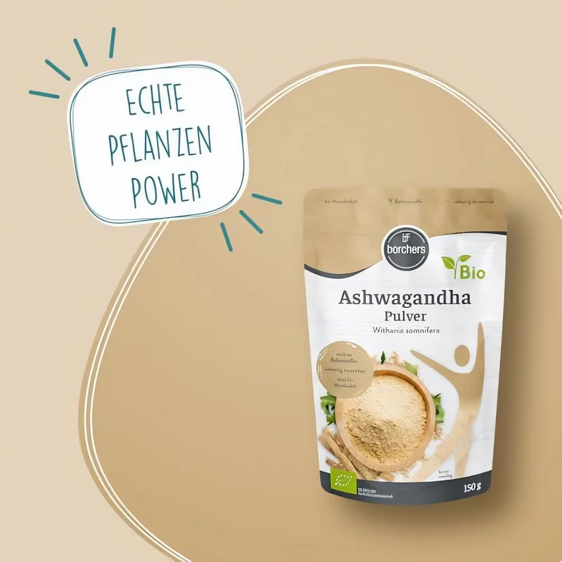 BORCHERS Bio Ashwagandha Pulver 150g - vielseitig einsetzbar