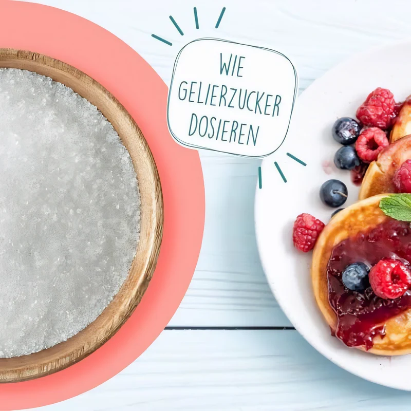 BORCHERS Gelier Schugga mit Xylit, Alternative zu Gelierzucker, 1:1 wie Zucker, kalorienreduziert, Süßungsmittel 300g