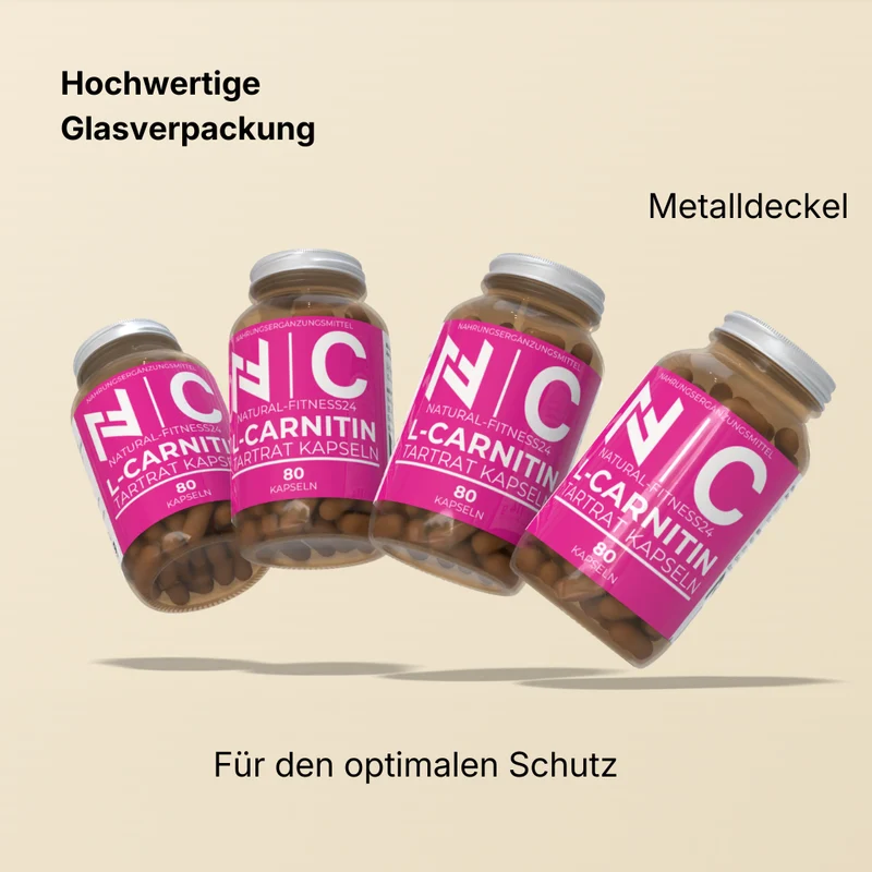 L-Carnitin Tartrat 1250mg 80 Kapseln