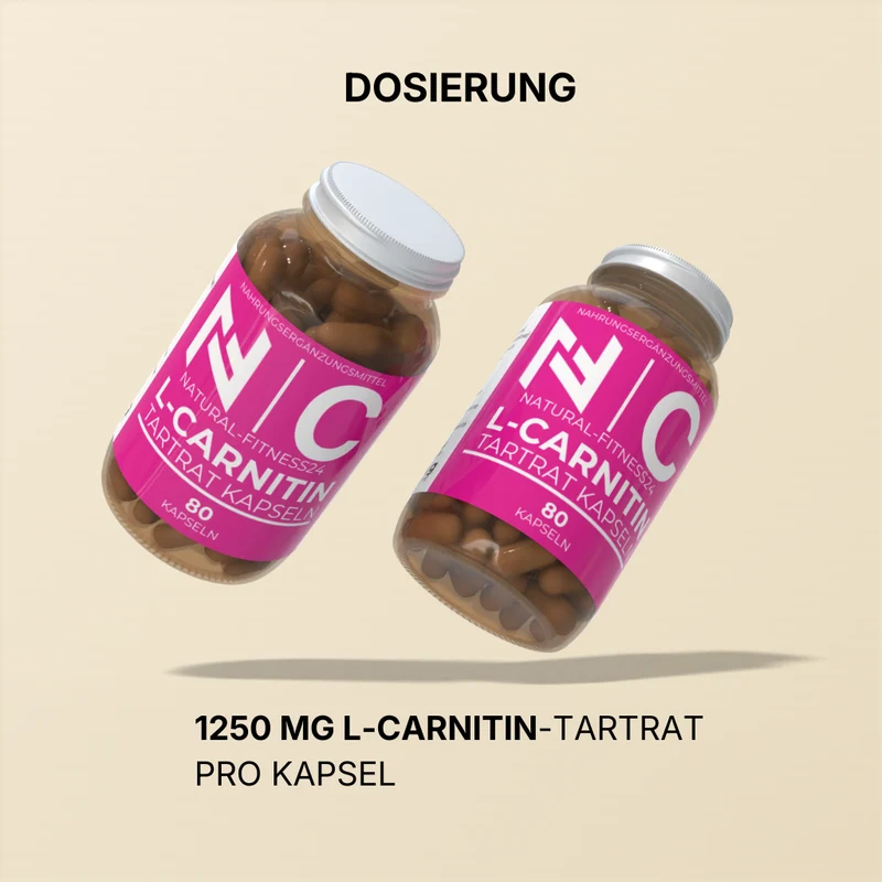 L-Carnitin Tartrat 1250mg 80 Kapseln