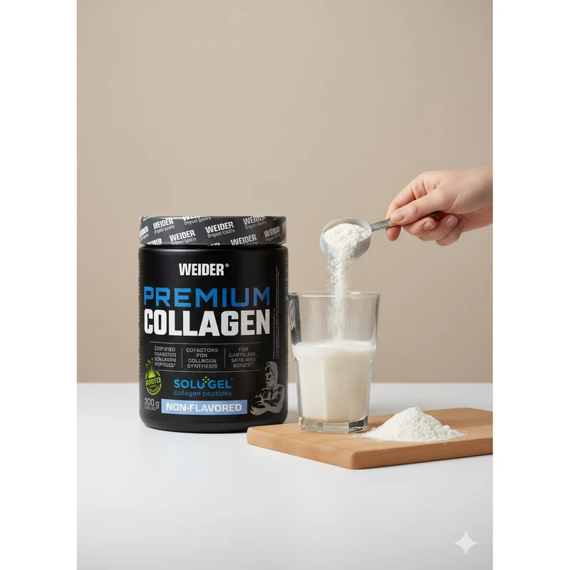 Weider Collagen Peptide Kollagen Pulver mit Hyaluronsäure 300g
