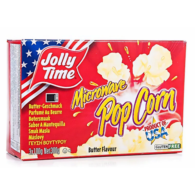 Jolly Time Microwave Popcorn Butter, 300 g