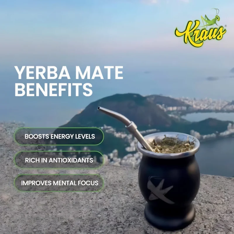 Bio Mate Tee Kraus Pure Leaf Organic - pura hoja/ohne Stängel und Pulver - 500g