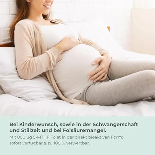 Cosphera - Folsäure Tabletten 800 µg mit Vitamin B12 & 5-MTHF – 180 vegane Tabletten
