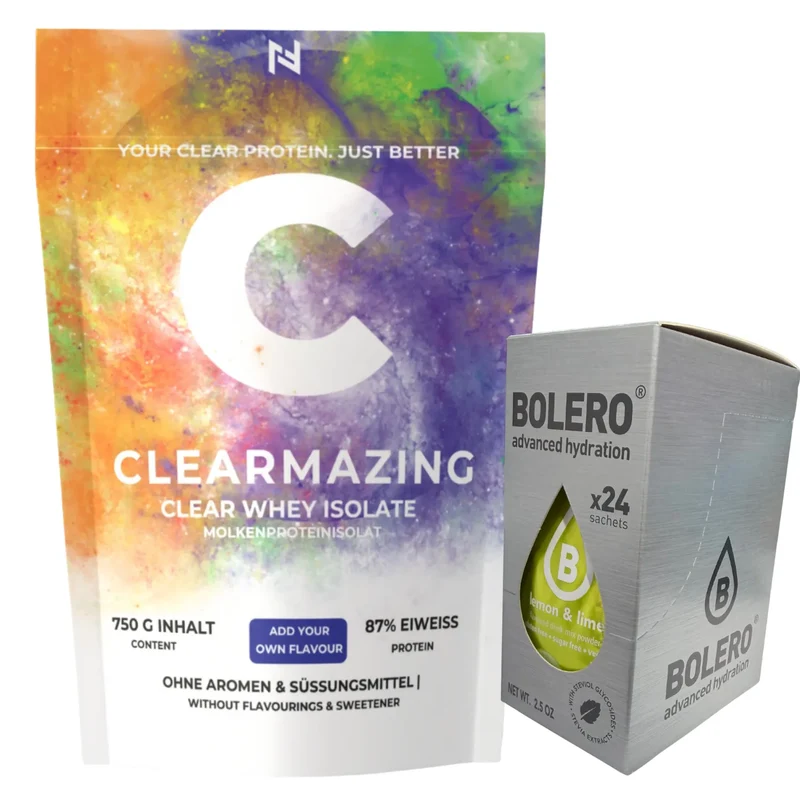 Mixbox - 750g Clearmazing Whey Protein + 24x3g Bolero®