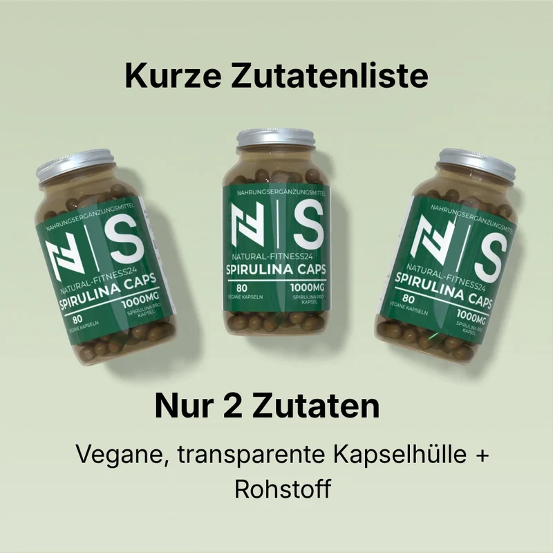 Spirulina Caps - 80 Kapseln à 1000mg