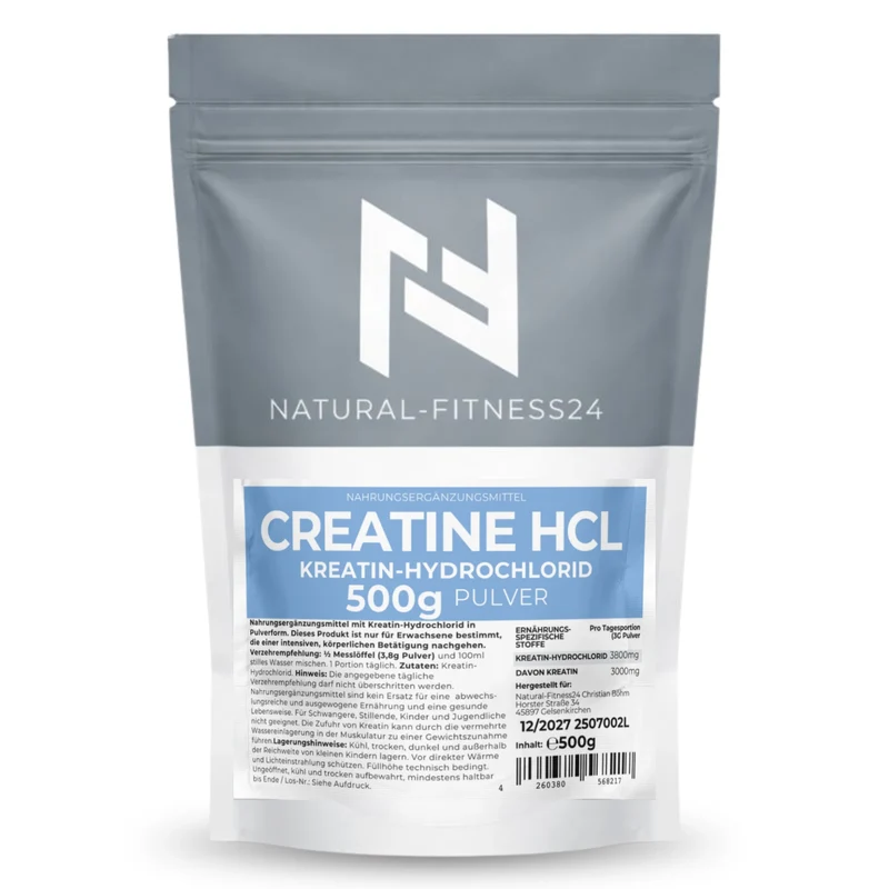 Creatin HCL (Hydrochlorid) Pulver 500g - Neutral