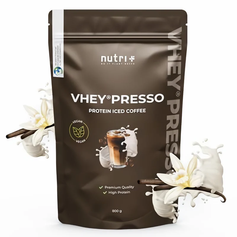 Nutri + Coffee - Vheypresso Eiweiß Kaffee mit Koffein ab 800g