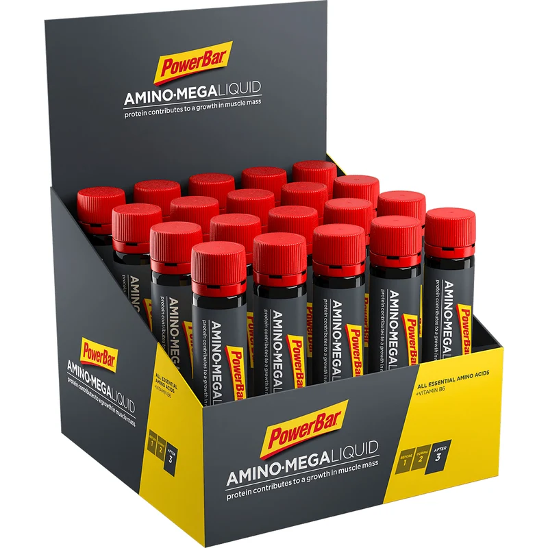 PowerBar Amino Mega Liquid aminosäuren ampullen 20 x 25ml