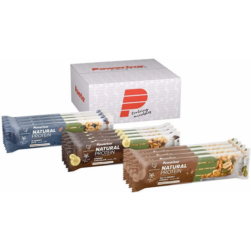 Powerbar Natural Protein - Multiflavour Box 12x 40g