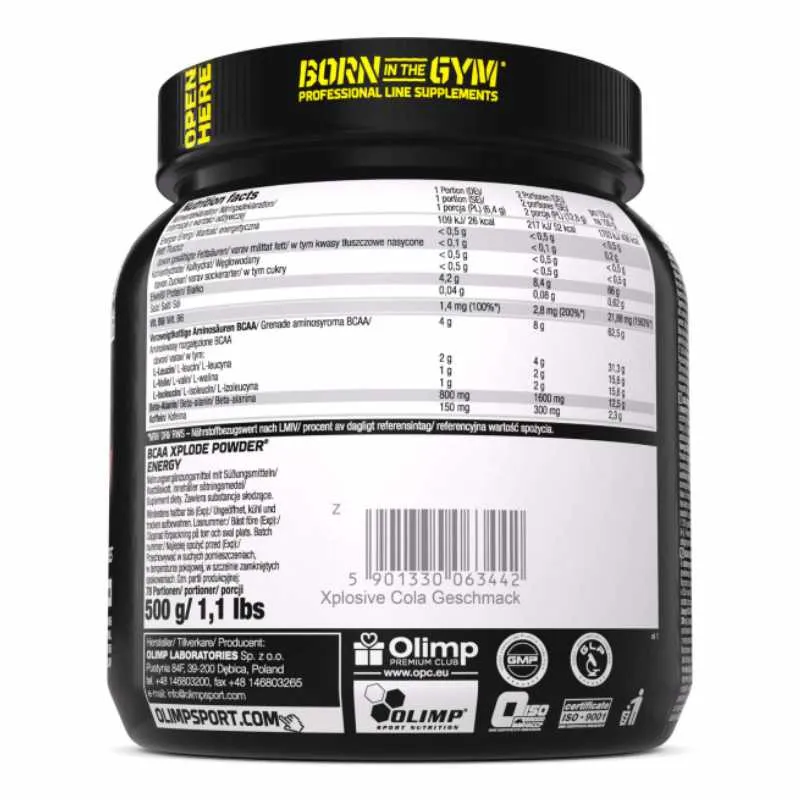 Olimp BCAA Xplode PowderÂ® Energy - 500 g