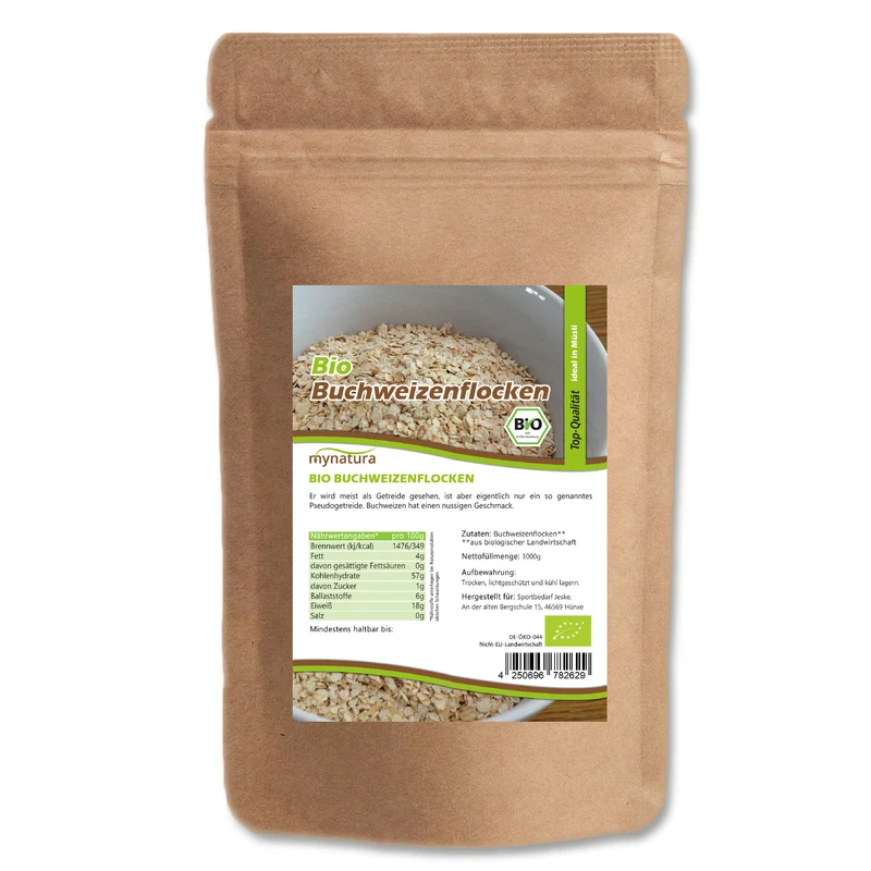 Mynatura Bio Buchweizenflocken - 3kg