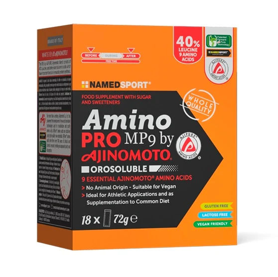 AminoPro MP9 by Ajinomoto 18 x 4g