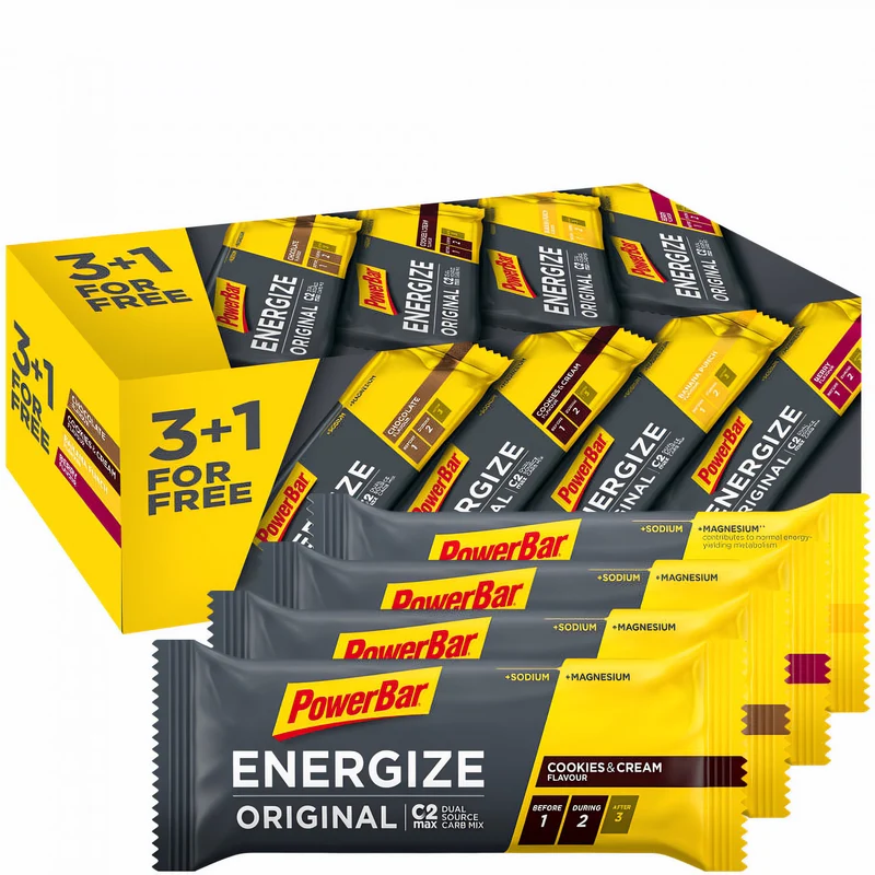 Powerbar Energize Original 3+1 Riegel Box - multiflavor