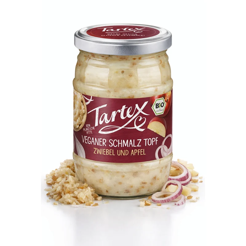 Tartex Bio Freiburger Schmalz-Töpfle mit Zwiebeln und Äpfeln (1 x 250 gr)