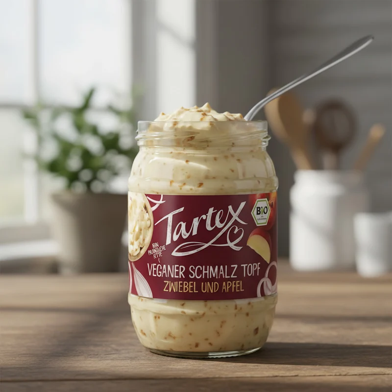 Tartex Bio Freiburger Schmalz-Töpfle mit Zwiebeln und Äpfeln (1 x 250 gr)