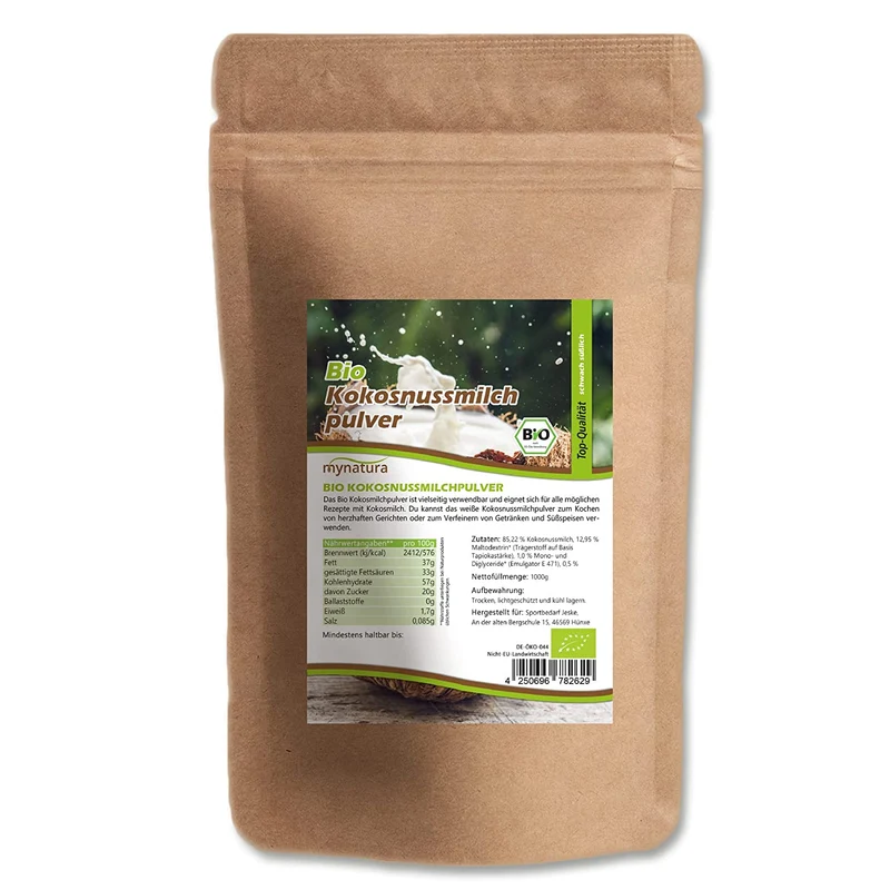 Mynatura Bio Kokosmilchpulver - Für Kokosmilch (1000g)
