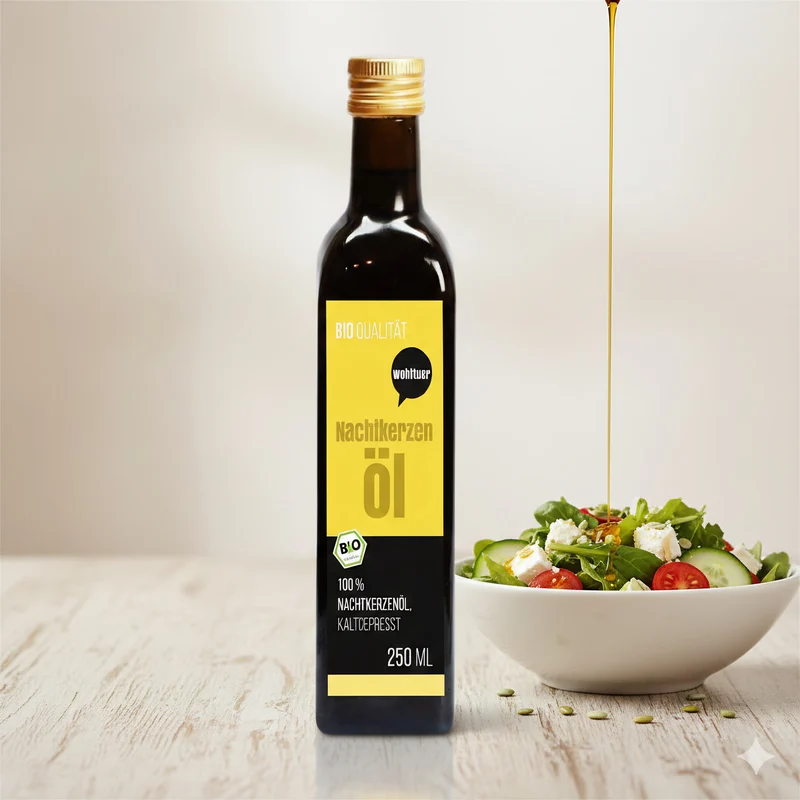 Wohltuer Bio Nachtkerzenöl Nativ gepresst 250ml