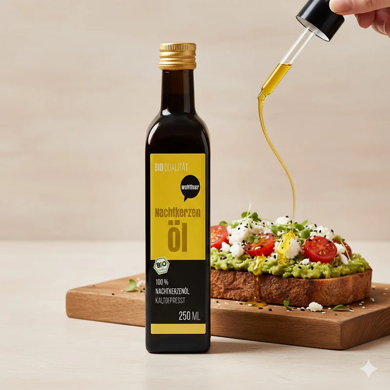 Wohltuer Bio Nachtkerzenöl Nativ gepresst 250ml