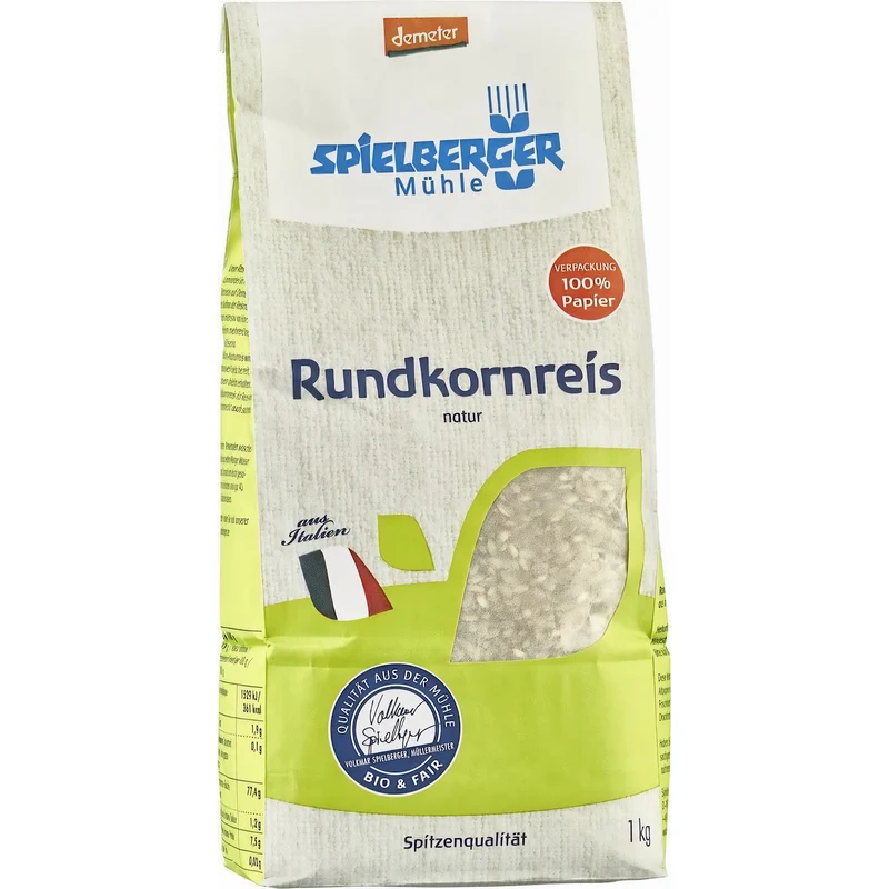 Spielberger Bio Rundkornreis, 1000g