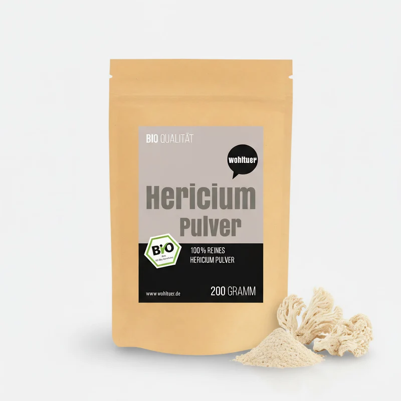 Wohltuer Bio Hericium Pulver Vitalpilz - 200g