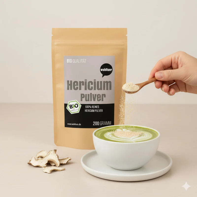 Wohltuer Bio Hericium Pulver Vitalpilz - 200g