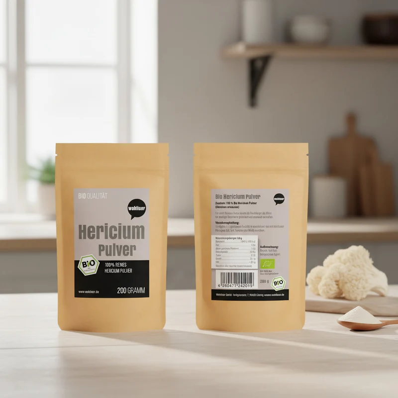 Wohltuer Bio Hericium Pulver Vitalpilz - 200g