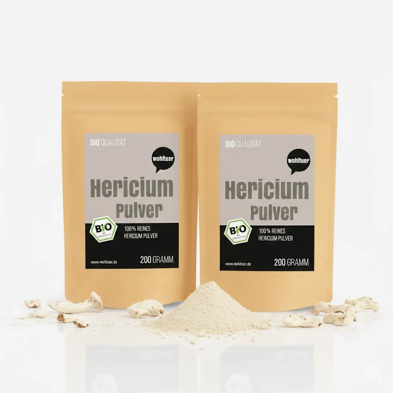 Wohltuer Bio Hericium Pulver Vitalpilz - 200g