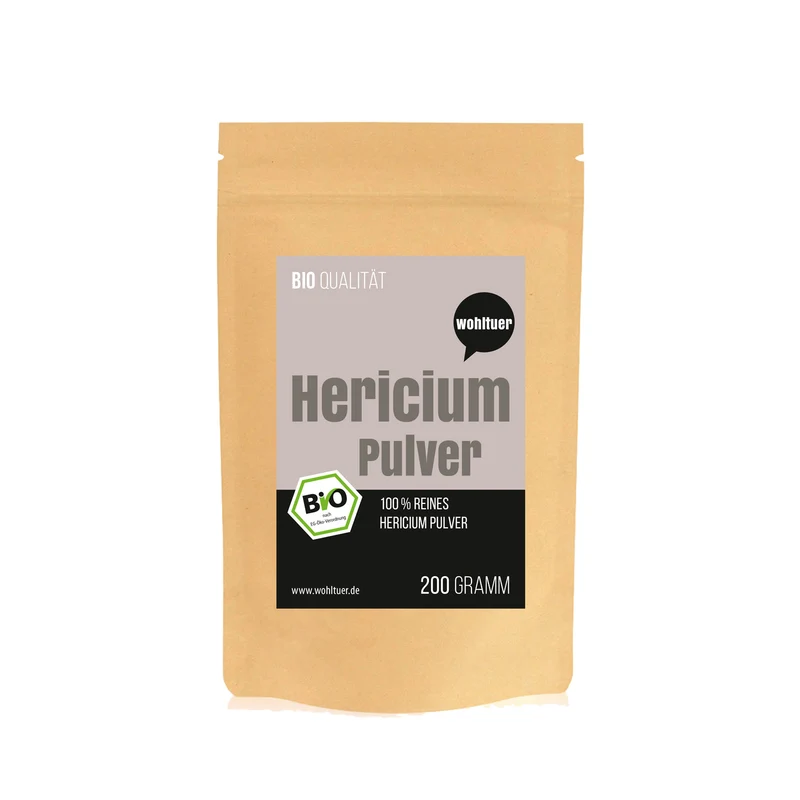 Wohltuer Bio Hericium Pulver Vitalpilz - 200g