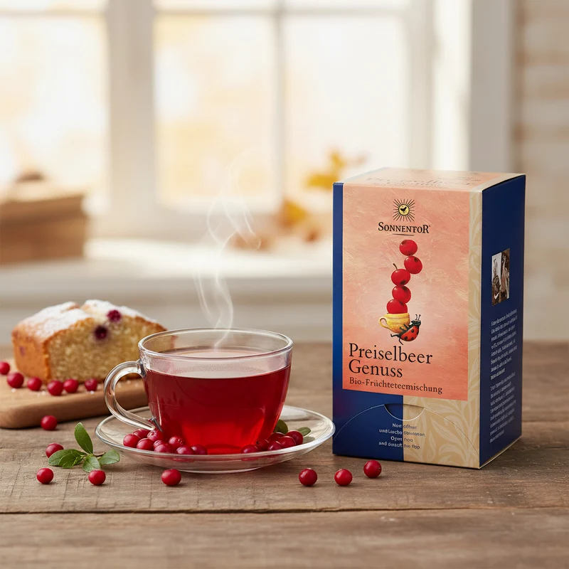 Sonnentor Bio Preiselbeer Genuss Früchtetee - 40g