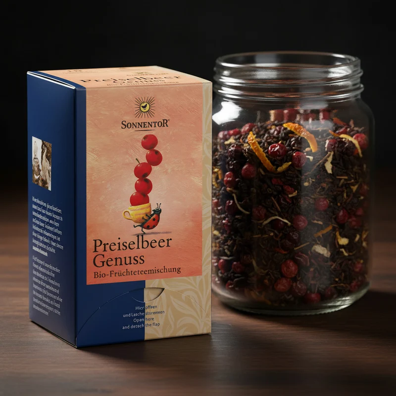 Sonnentor Bio Preiselbeer Genuss Früchtetee - 40g