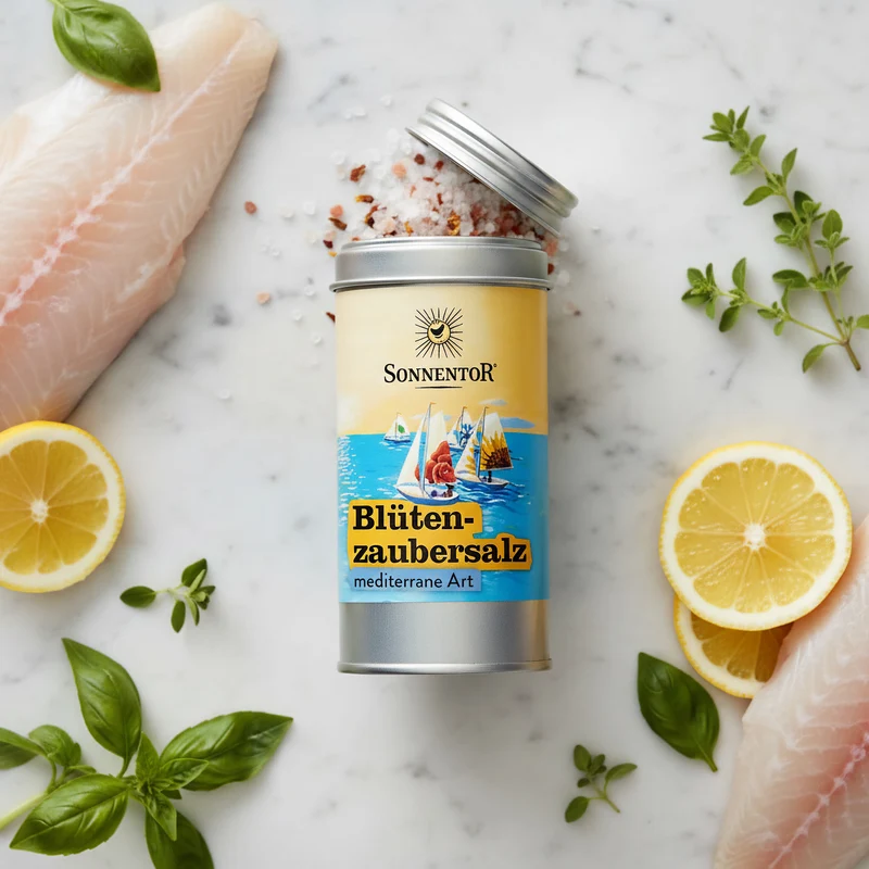 Sonnentor Bio Blütenzaubersalz mediterrane Art (90g)