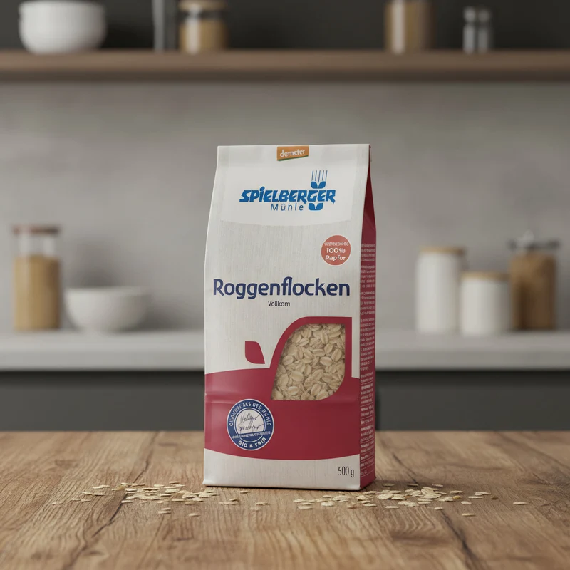 Spielberger Bio Roggenflocken, demeter (500g)