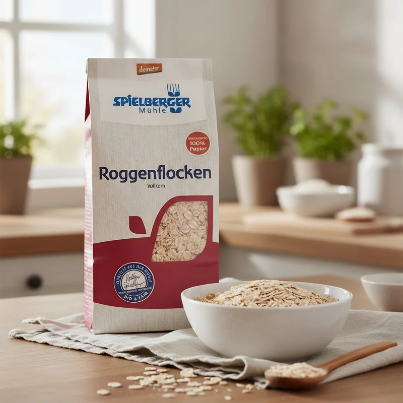 Spielberger Bio Roggenflocken, demeter (500g)