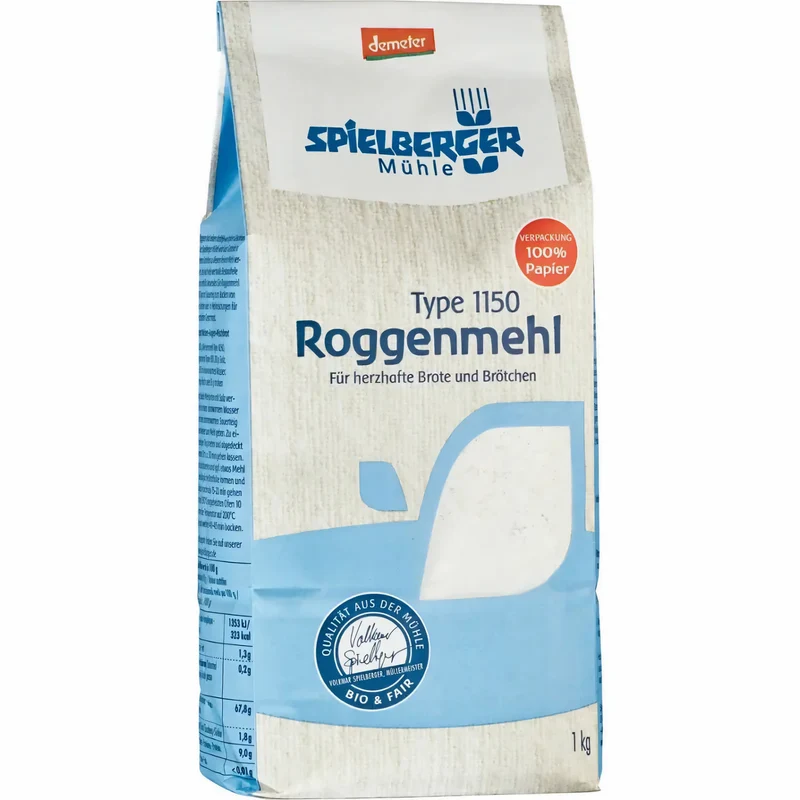 Spielberger Bio Roggenmehl Type 1150 (1 kg)