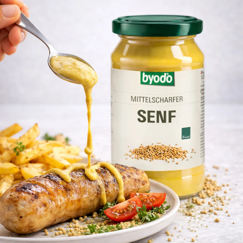 Byodo Bio Mittelscharfer Senf (200 g)