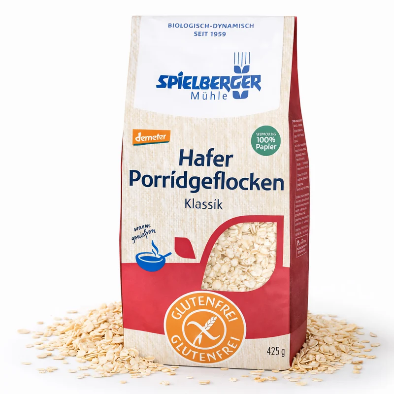 Spielberger Mühle Porridgeflocken - Hafer Klassik glutenfrei (425g)